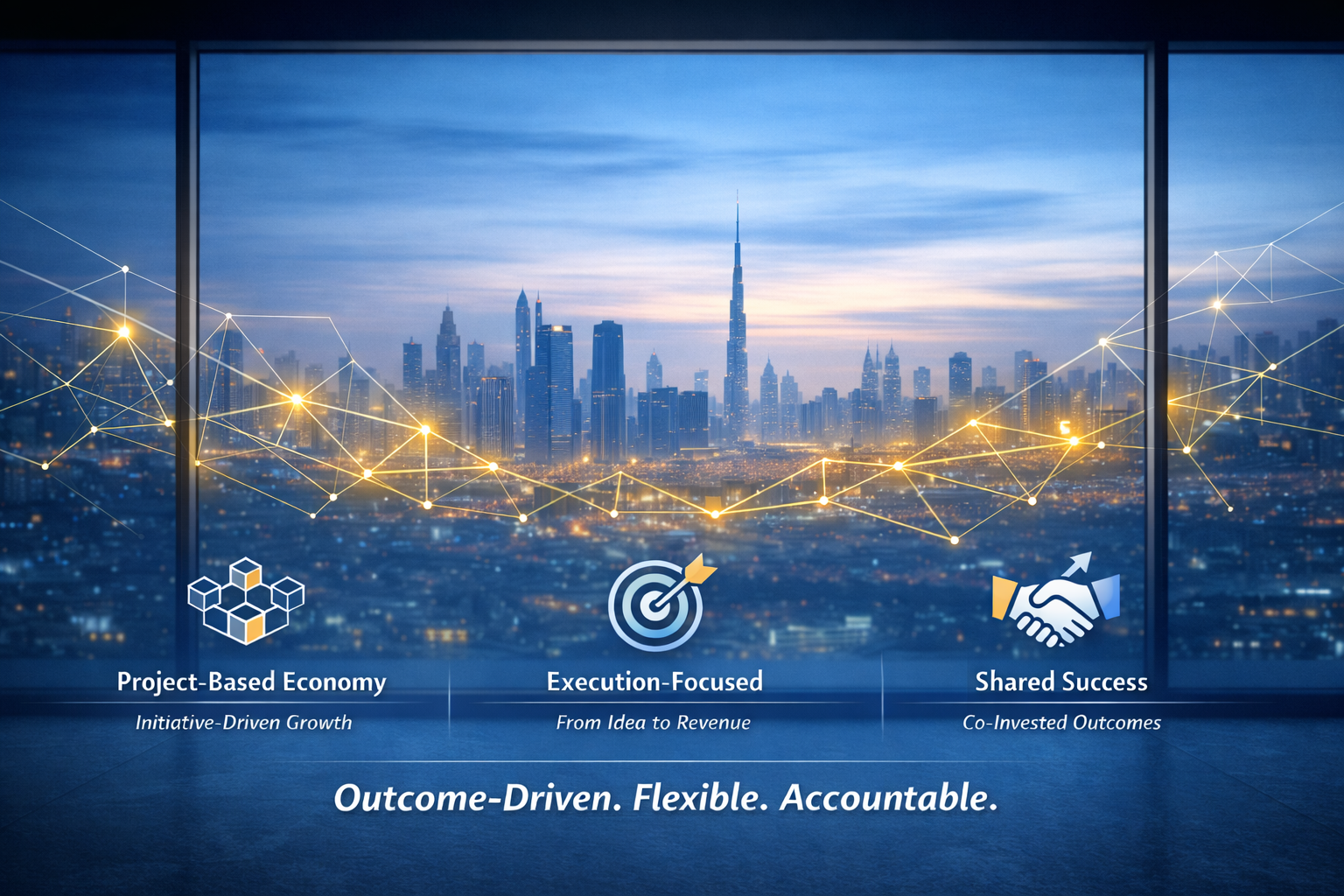 outcome-driven, flexible, accountable.